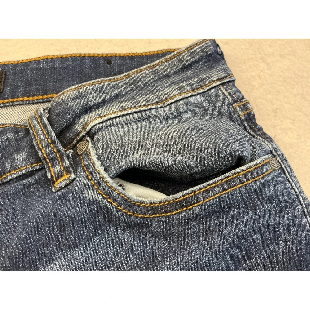 Kut from the Kloth Toothpick Skinny Jeans Medium Wash Stretch Size 8 Denim